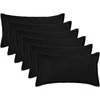 Pagalvėlės užvalkalas 6 pcs HOUTEN Juoda 40 x 80 cm Bouclé