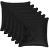 Pagalvėlės užvalkalas 6 pcs HOUTEN Juoda 40 x 40 cm Flanelė