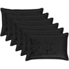 Pagalvėlės užvalkalas 6 pcs HOUTEN Juoda 40 x 60 cm Flanelė