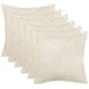 Pagalvėlės užvalkalas 6 pcs HOUTEN Kreminė 70 x 70 cm Bouclé