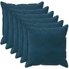 Pagalvėlės užvalkalas 6 pcs HOUTEN Mėlyna 65 x 65 cm Aksomas