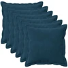 Pagalvėlės užvalkalas 6 pcs HOUTEN Mėlyna 35 x 35 cm Aksomas