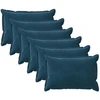 Pagalvėlės užvalkalas 6 pcs HOUTEN Mėlyna 50 x 80 cm Aksomas