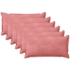 Pagalvėlės užvalkalas 6 pcs HOUTEN Rožinė 40 x 70 cm Aksomas