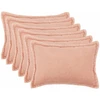 Pagalvėlės užvalkalas 6 pcs HOUTEN Rožinė 50 x 75 cm Bouclé