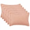 Pagalvėlės užvalkalas 6 pcs HOUTEN Rožinė 50 x 75 cm Bouclé