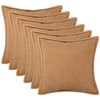 Pagalvėlės užvalkalas 6 pcs HOUTEN Smėlio 80 x 80 cm Bouclé