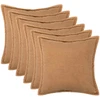 Pagalvėlės užvalkalas 6 pcs HOUTEN Smėlio 65 x 65 cm Bouclé