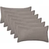 Pagalvėlės užvalkalas 6 pcs HOUTEN Šviesiai pilka 40 x 80 cm