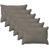 Pagalvėlės užvalkalas 6 pcs HOUTEN Šviesiai pilka 50 x 80 cm