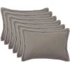 Pagalvėlės užvalkalas 6 pcs HOUTEN Šviesiai pilka 50 x 75 cm