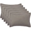 Pagalvėlės užvalkalas 6 pcs HOUTEN Šviesiai pilka 50 x 70 cm