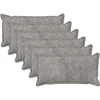 Pagalvėlės užvalkalas 6 pcs HOUTEN Šviesiai pilka 40 x 70 cm