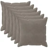 Pagalvėlės užvalkalas 6 pcs HOUTEN Šviesiai pilka 65 x 65 cm