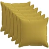 Pagalvėlės užvalkalas 6 pcs HOUTEN Šviesiai žalia 80 x 80 cm