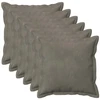 Pagalvėlės užvalkalas 6 pcs HOUTEN Šviesiai pilka 30 x 30 cm