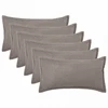 Pagalvėlės užvalkalas 6 pcs HOUTEN Šviesiai pilka 40 x 80 cm