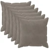 Pagalvėlės užvalkalas 6 pcs HOUTEN Šviesiai pilka 80 x 80 cm