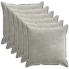 Pagalvėlės užvalkalas 6 pcs HOUTEN Šviesiai pilka 80 x 80 cm