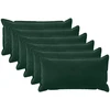Pagalvėlės užvalkalas 6 pcs HOUTEN Tamsiai žalia 40 x 70 cm