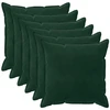Pagalvėlės užvalkalas 6 pcs HOUTEN Tamsiai žalia 70 x 70 cm