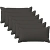 Pagalvėlės užvalkalas 6 pcs HOUTEN Tamsiai pilka 40 x 80 cm