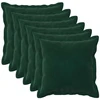 Pagalvėlės užvalkalas 6 pcs HOUTEN Tamsiai žalia 30 x 30 cm