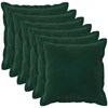 Pagalvėlės užvalkalas 6 pcs HOUTEN Tamsiai žalia 45 x 45 cm