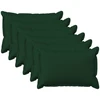 Pagalvėlės užvalkalas 6 pcs HOUTEN Tamsiai žalia 40 x 60 cm