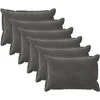 Pagalvėlės užvalkalas 6 pcs HOUTEN Tamsiai pilka 50 x 80 cm