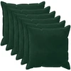 Pagalvėlės užvalkalas 6 pcs HOUTEN Tamsiai žalia 65 x 65 cm