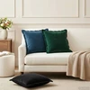 Pagalvėlės užvalkalas 6 pcs HOUTEN Tamsiai žalia 40 x 40 cm