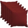 Pagalvėlės užvalkalas 6 pcs HOUTEN Vyno raudona 80 x 80 cm