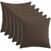 Pagalvėlės užvalkalas 6 vnt. HEERLEN Taupe 30 x 30 cm Audinys