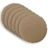 Pagalvėlės užvalkalas 6 vnt. HEERLEN Taupe Ø 50 cm Poliesteris
