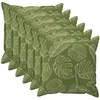 Pagalvėlės užvalkalas 6 vnt. HOUTEN Lapų dizainas 30 x 30 cm