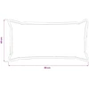 Pagalvėlės užvalkalas 6 vnt. HOUTEN Rožinė 40 x 80 cm Flanelė