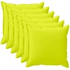 Pagalvėlės užvalkalas 6 vnt. HOUTEN Ryškiai žalia 40 x 40 cm