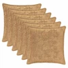 Pagalvėlės užvalkalas 6 vnt. HOUTEN Taupe 35 x 35 cm