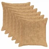 Pagalvėlės užvalkalas 6 vnt. HOUTEN Taupe 65 x 65 cm