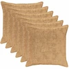 Pagalvėlės užvalkalas 6 vnt. HOUTEN Taupe 65 x 65 cm