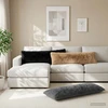 Pagalvėlės užvalkalas HEERLEN Taupe 40 x 145 cm PV pūkinis