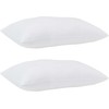 Pagalvė su pagalve 2 pcs Balta 61 x 41 x 20 cm Poliesteris