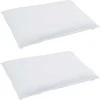 Pagalvė su pagalve 2 pcs Balta 40 x 80 cm Plunksna