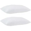 Pagalvė su pagalve 2 pcs Balta 61 x 41 x 20 cm Poliesteris