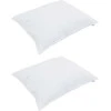 Pagalvė su pagalve 2 pcs Balta 70 x 90 cm Medvilnė