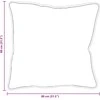 Pagalvė 2 vnt. 80 x 80 x 20 cm Poliesteris Balta