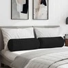 Pagalvės 2 pcs Juoda Ø 25 x 70 cm audinys