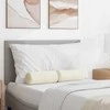 Pagalvės 2 pcs Kreminė Ø 15 x 40 cm Kordūrinis audinys