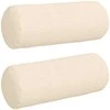 Pagalvės 2 pcs Kreminė Ø 15 x 40 cm Kordūrinis audinys